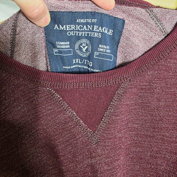 American Eagle Outfitters Men's Long Sleeve Pullover Sweatshirt Size XXL - Picture 4 of 7